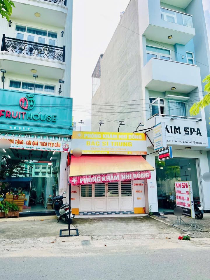 Nhà phố Mặt Tiền đường Lê Sát, Tân Phú 56m² giá 9.5 tỷ - Vị trí đẹp, bớt lộc!