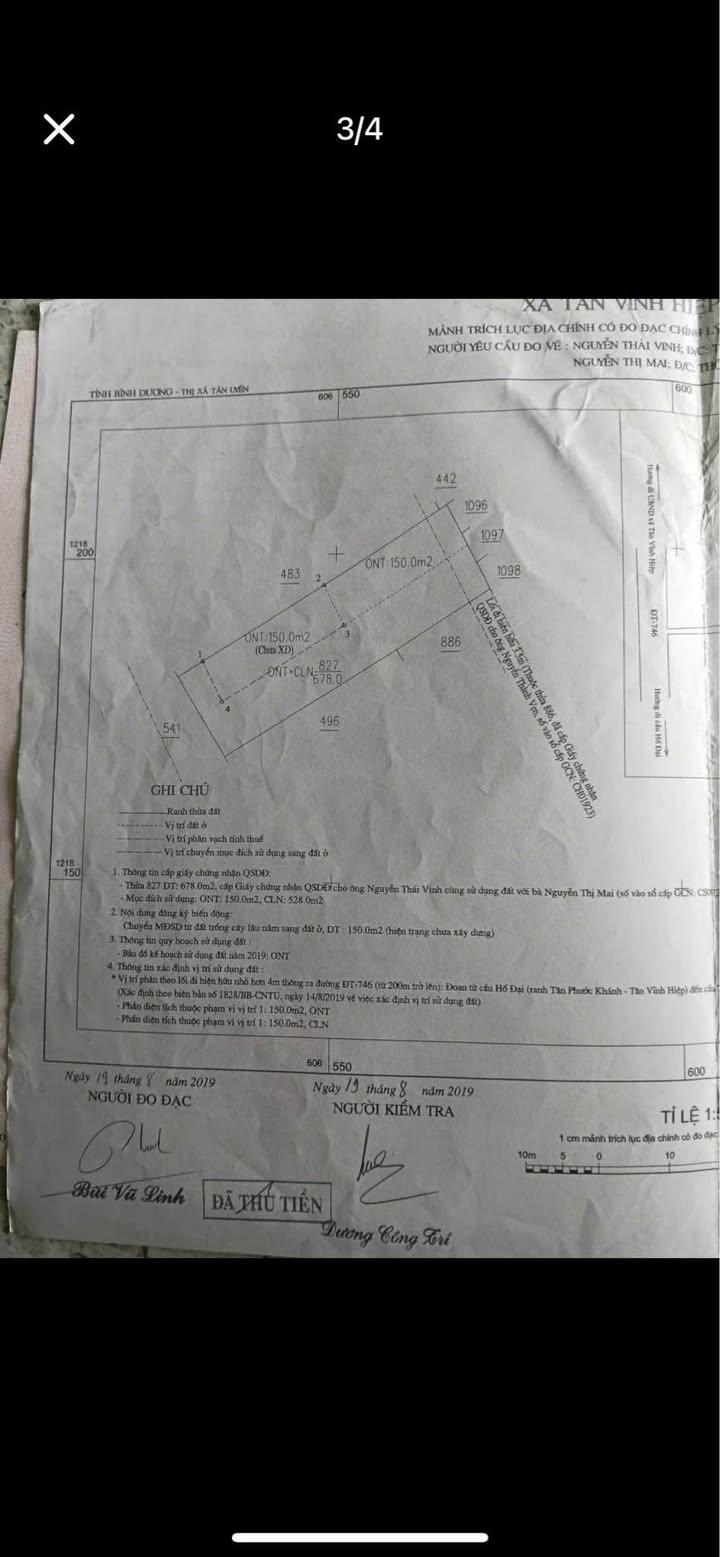 Đất thổ cư Tân Vĩnh Hiệp 668m² giá chỉ 2.6 tỷ - Cơ hội đầu tư tuyệt vời!
