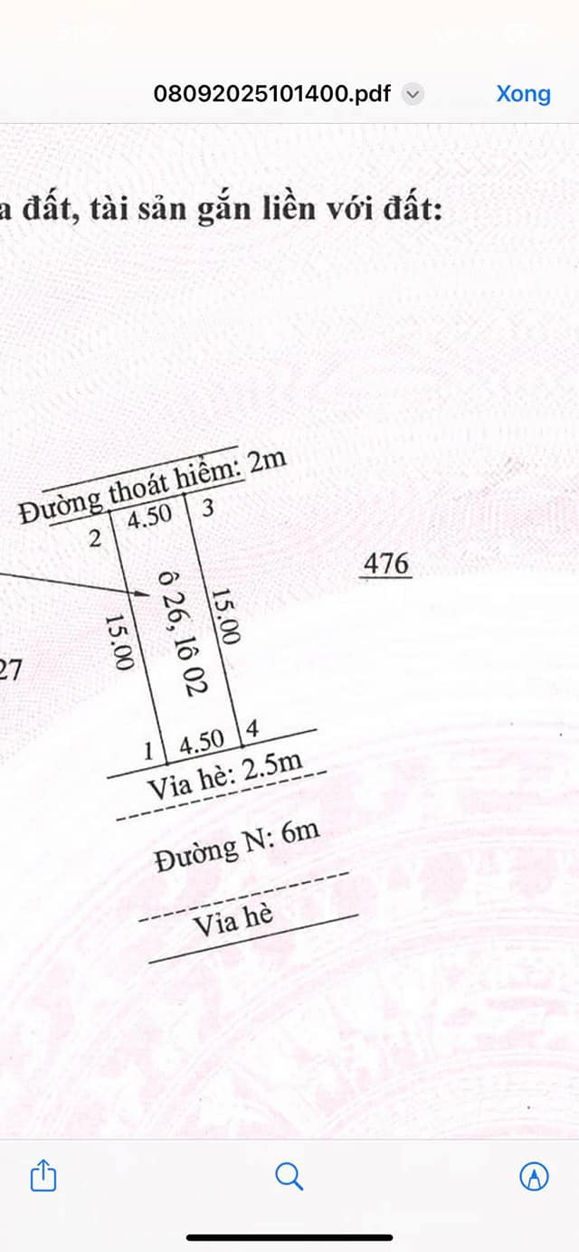 Đất nền Tái định cư Bình Đức 1, Lái Thiêu 67m² giá 3.45 tỷ - Vị trí đắt giá không thể bỏ lỡ!