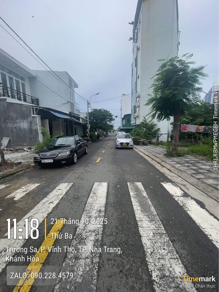 Đất nền Vĩnh Thọ Nha Trang 57.2m² giá thỏa thuận - Căn góc tuyệt vời