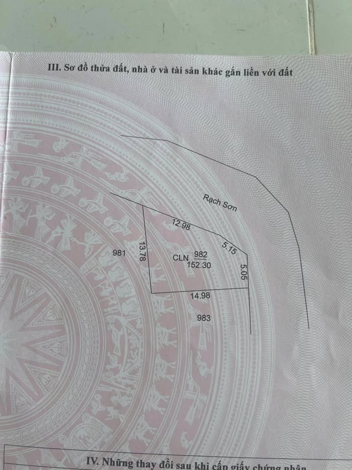 Đất nền Rạch Sơn, Long Tuyền 152m² giá chỉ 310 triệu - Cơ hội đầu tư tuyệt vời!