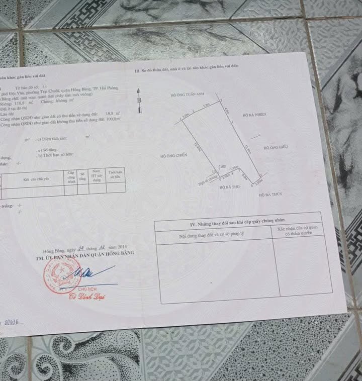 Đất nền đường Đội Văn Trại Chuối 118m² giá 3.54 tỷ - Cơ hội đầu tư hiếm có!