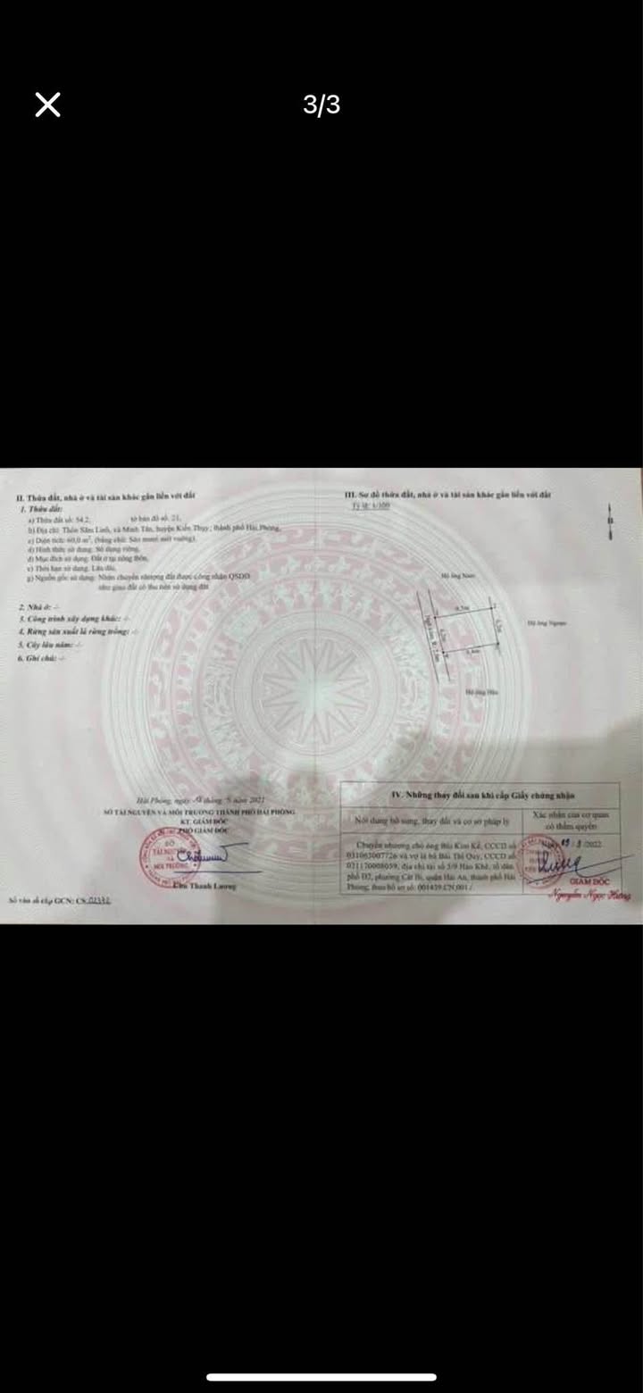 Đất nền Minh Tân 60m² giá 780 triệu - Sổ hồng chính chủ, vị trí đắc địa!