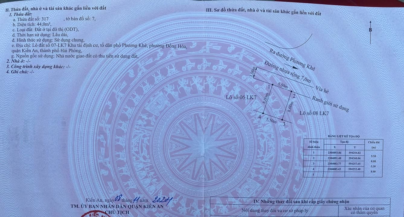 Đất nền Phương Khê, Hải Phòng 44m² giá 2.86 tỷ - Đầu tư sinh lời hấp dẫn!