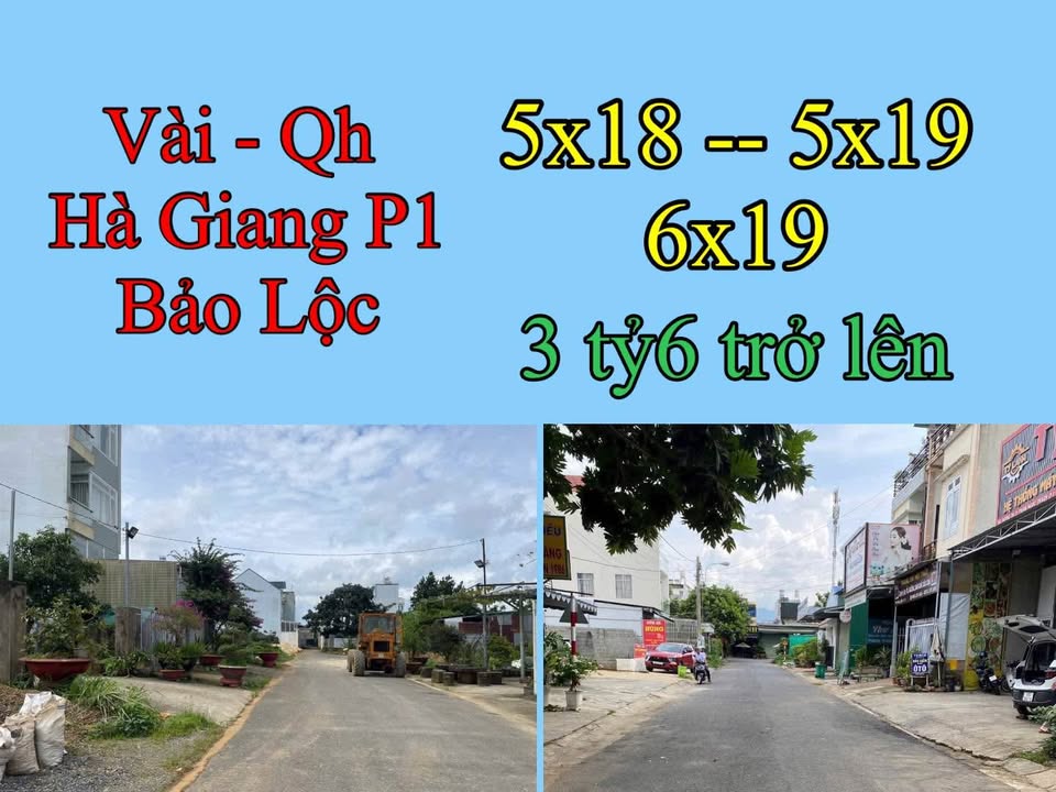 Đất nền bán gấp tại Bảo Lộc, Lâm Đồng - 95m² giá 3.6 tỷ - Đường nhựa thông thoáng