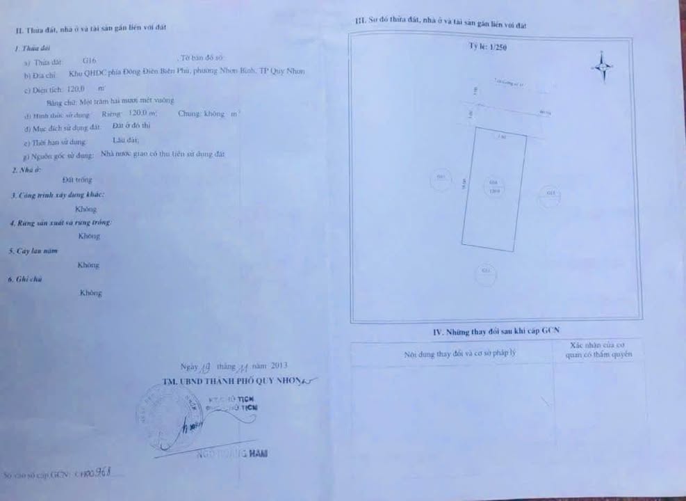 Lô Đất Mặt Tiền Đường Trần Xuân Soạn, Nhơn Bình, 120m² giá 3.7 tỷ - Đầu tư sinh lời lý tưởng!