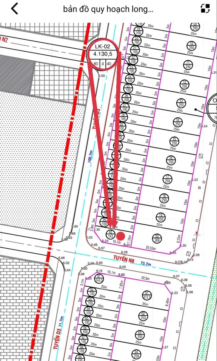 Đất nền góc Khu Long Vân - Trần Quang Diệu - 143m² giá 3.26 tỷ - Đầu tư sinh lời ngay!