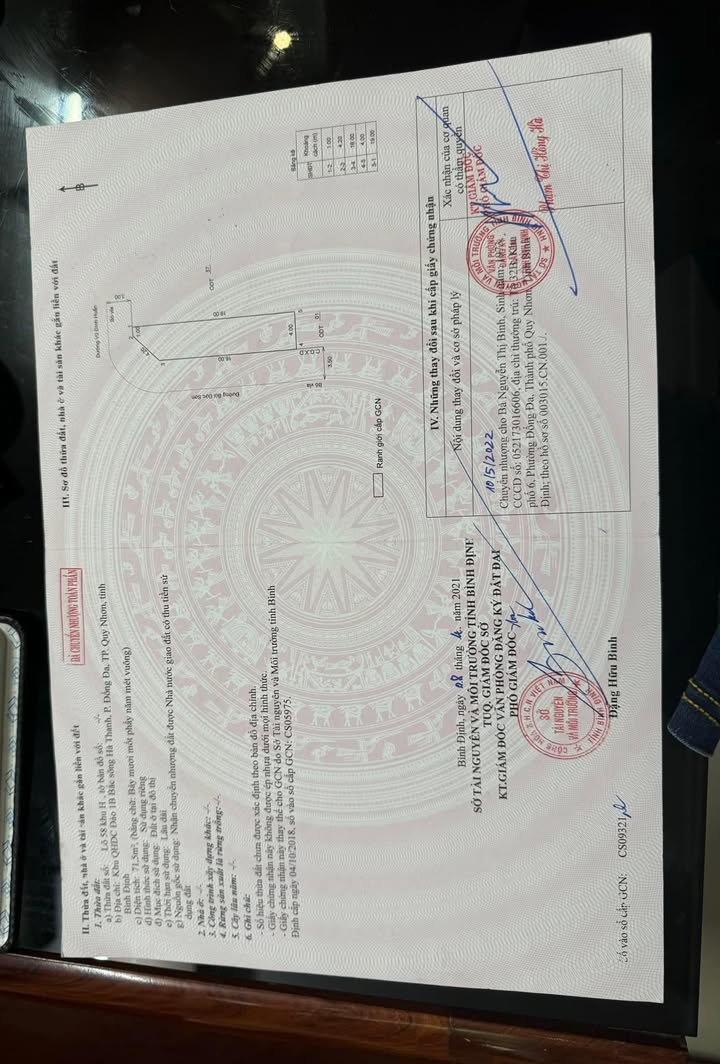 Đất lô góc 2 mặt tiền đường Bùi Đức Sơn Vũ Đình Huấn 71,5m² giá 3.39 tỷ - Tiềm năng kinh doanh lớn!