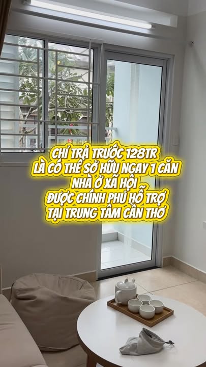 Căn hộ Nhà ở xã hội Nam Long 2 Cần Thơ 38m² chỉ 642 triệu - Không cần sắm thêm nội thất!