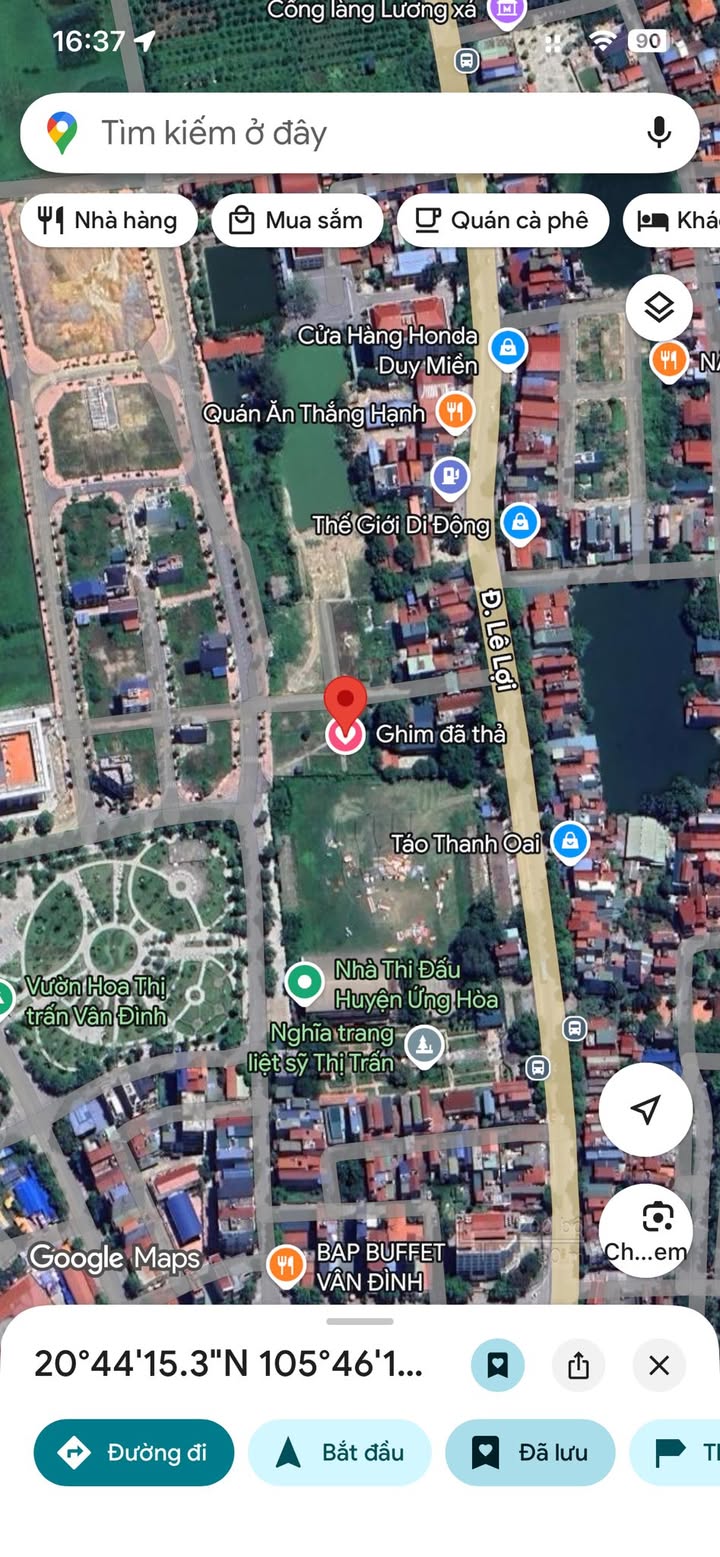 Đất nền 80m² mặt tiền 5m tại trung tâm thương mại Vân Đình - Cơ hội đầu tư hấp dẫn!