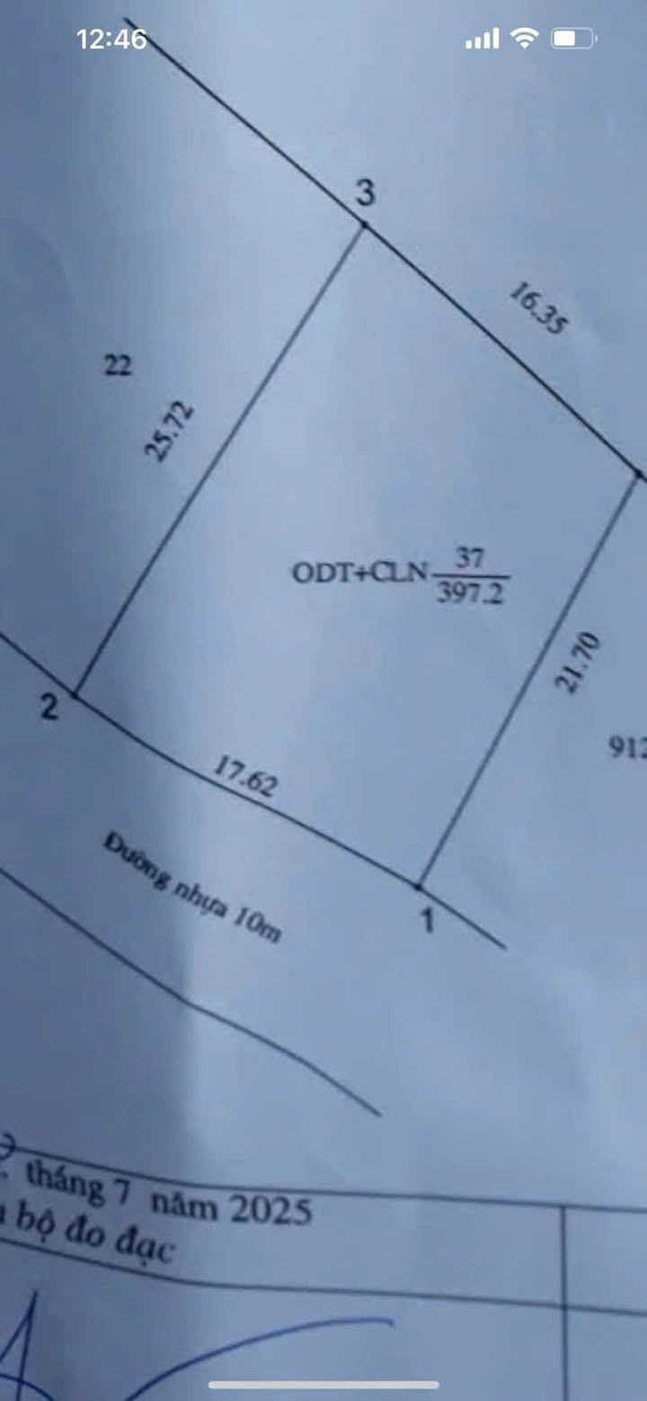 Đất thổ cư mặt tiền khu phố Trường Phú, Long Hoa, 287.5m² - Giá chỉ 1.25 tỷ!