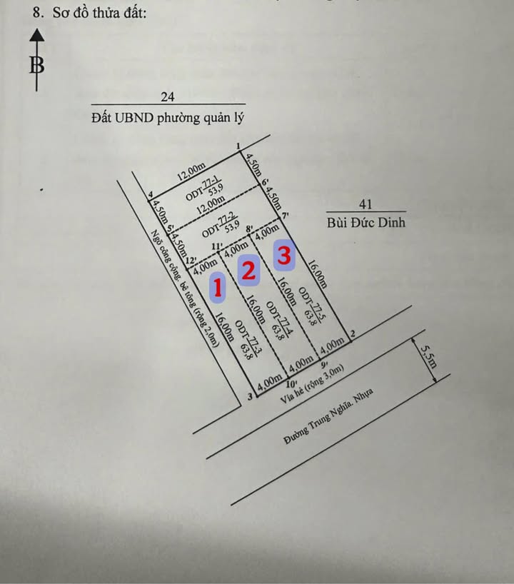 Đất liền kề đường Trung Nghĩa, Đồ Sơn, Hải Phòng 63m² giá chỉ 1.6 tỷ - Cơ hội đầu tư tuyệt vời!