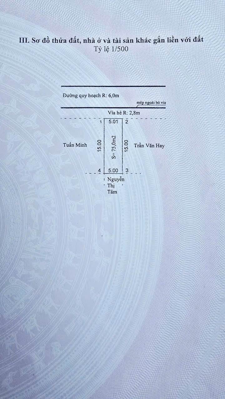 Đất nền KPL Đầm Tràng, Tân Dương 75m² - Sổ đỏ chính chủ, giá chỉ 4.3 tỷ!