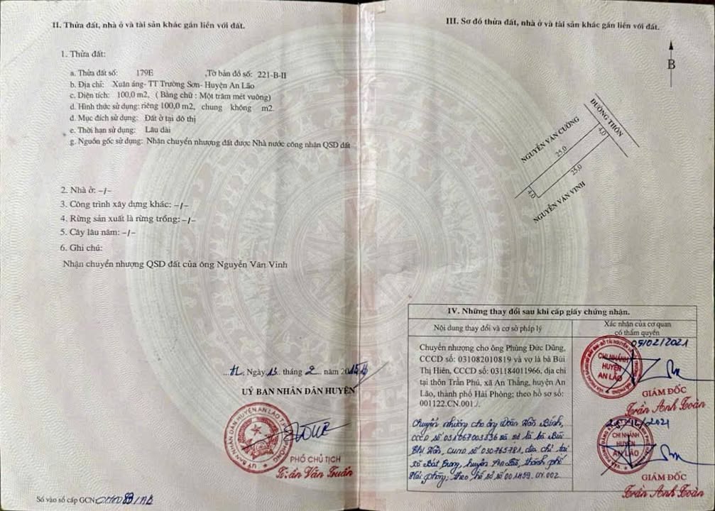 Đất nền Trường Sơn An Lão 100m² giá 1 tỷ - Đầu tư sinh lời hấp dẫn!