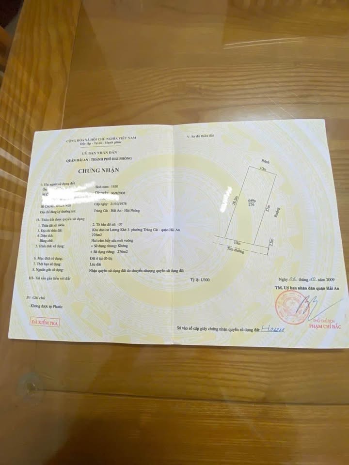 Bán lô đất 276m² Cát Linh, Hải An - Đầu tư sinh lời ngay!