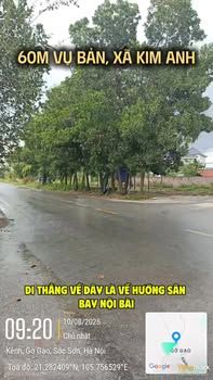 Đất thổ cư Kim Anh, Sóc Sơn 60m² - Giá đầu tư hấp dẫn!