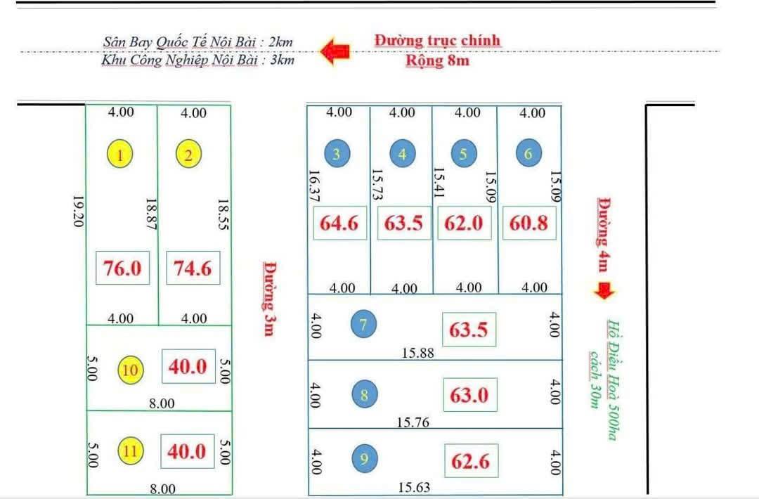 Đất nền Hiền Ninh Sóc Sơn 74,6m² - Sổ đỏ chính chủ, giá cực tốt!