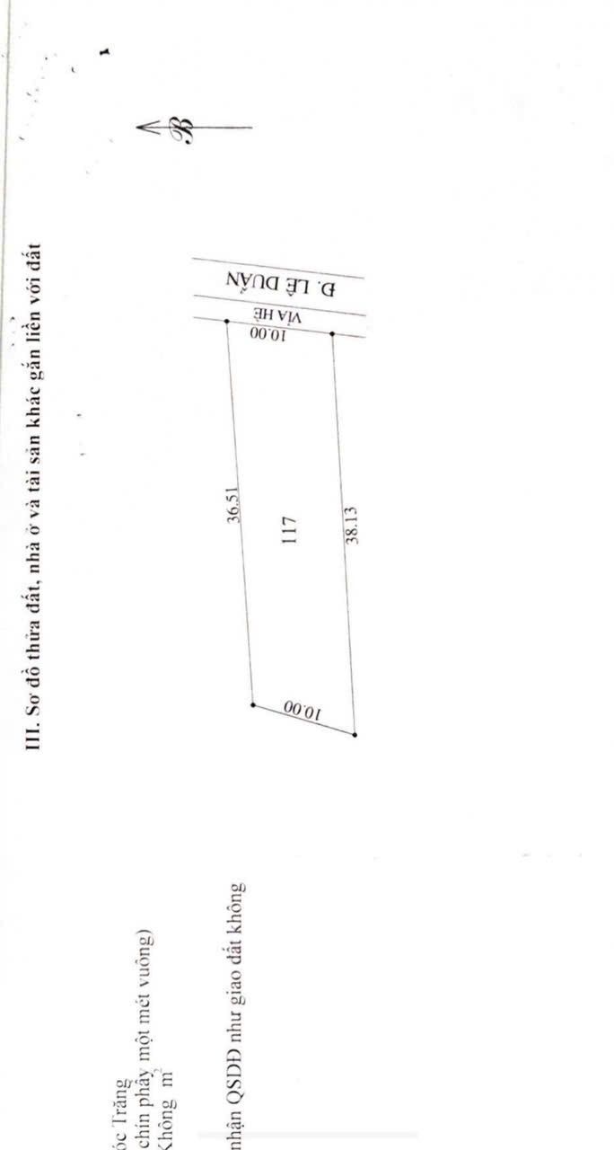 Đất nền mặt tiền Lê Duẩn, phường 8, Sóc Trăng - Diện tích 380m², giá hấp dẫn 5 tỷ!