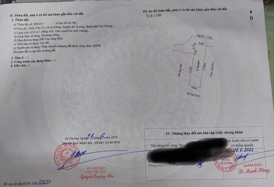 Lô đất thổ cư 82m² tại thôn Văn Cú, An Đồng, 2.45 tỷ - Đầu tư sinh lời ngay!