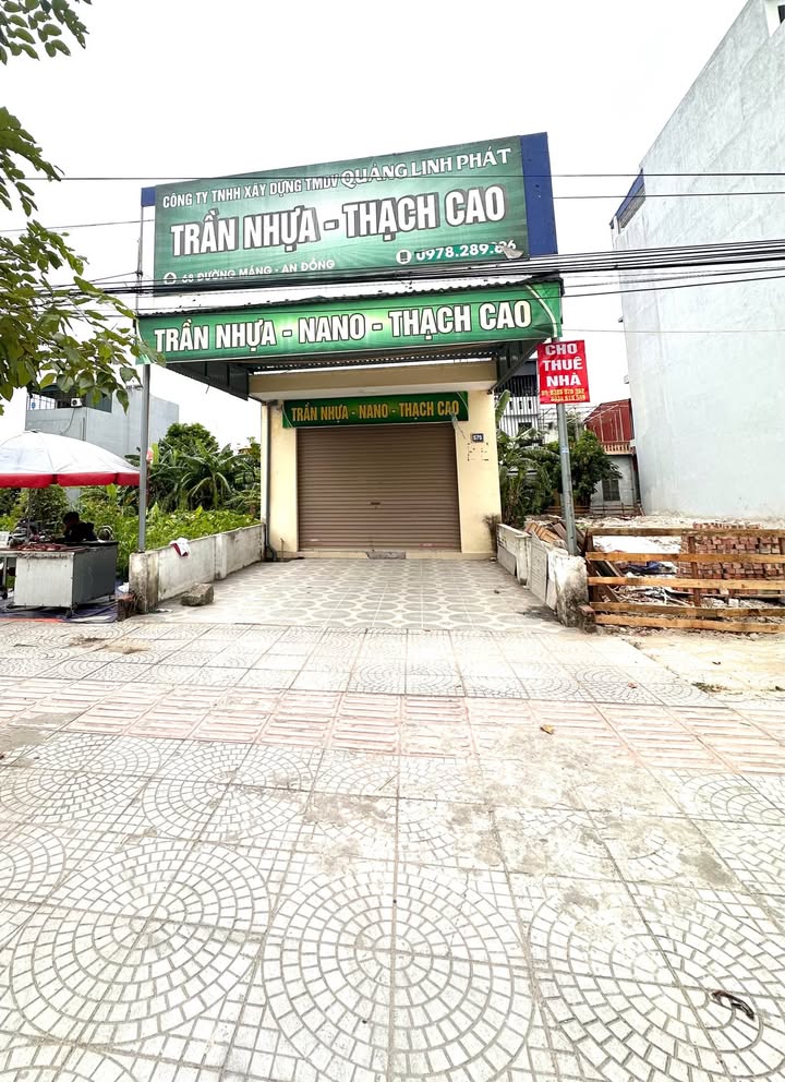 Nhà mặt bằng kinh doanh cho thuê đường Máng Nước, An Dương 100m² - Vị trí đắc địa, thuận lợi kinh doanh!