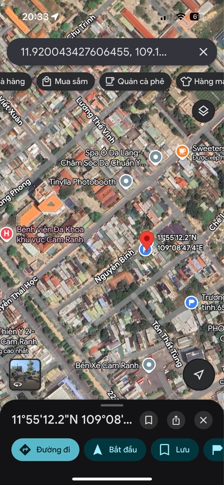 Lô đất mặt tiền đường Nguyễn Bỉnh, Cam Ranh 94,6m² giá 3,3 tỷ - Đầu tư sinh lời ngay!