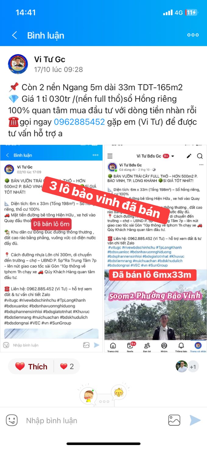 Đất nền Bảo Vinh Long Khánh 165m² - Đầu tư sinh lời ngay!