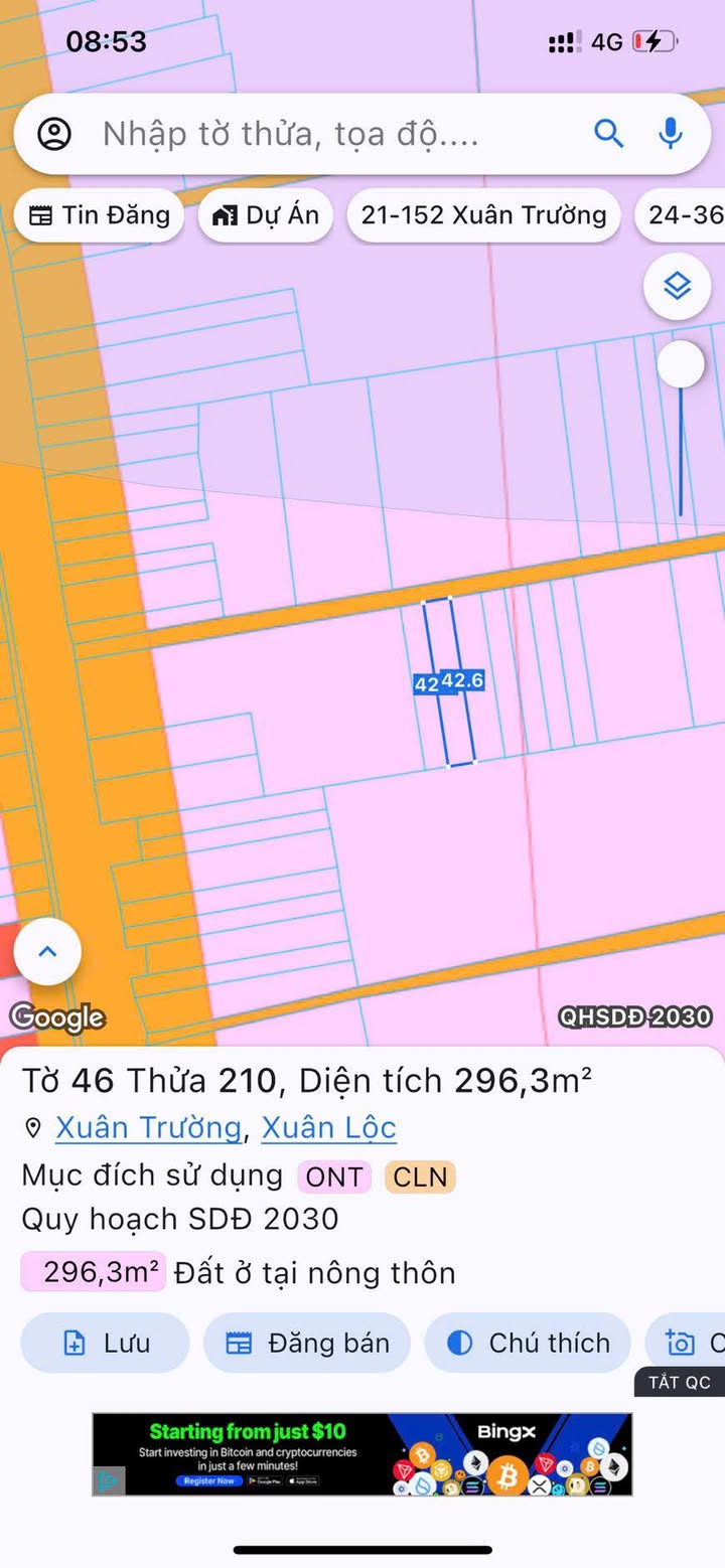 Đất nền Xuân Trường, Xuân Lộc, Đồng Nai 296m² giá 1.49 tỷ - Cơ hội đầu tư sinh lời!