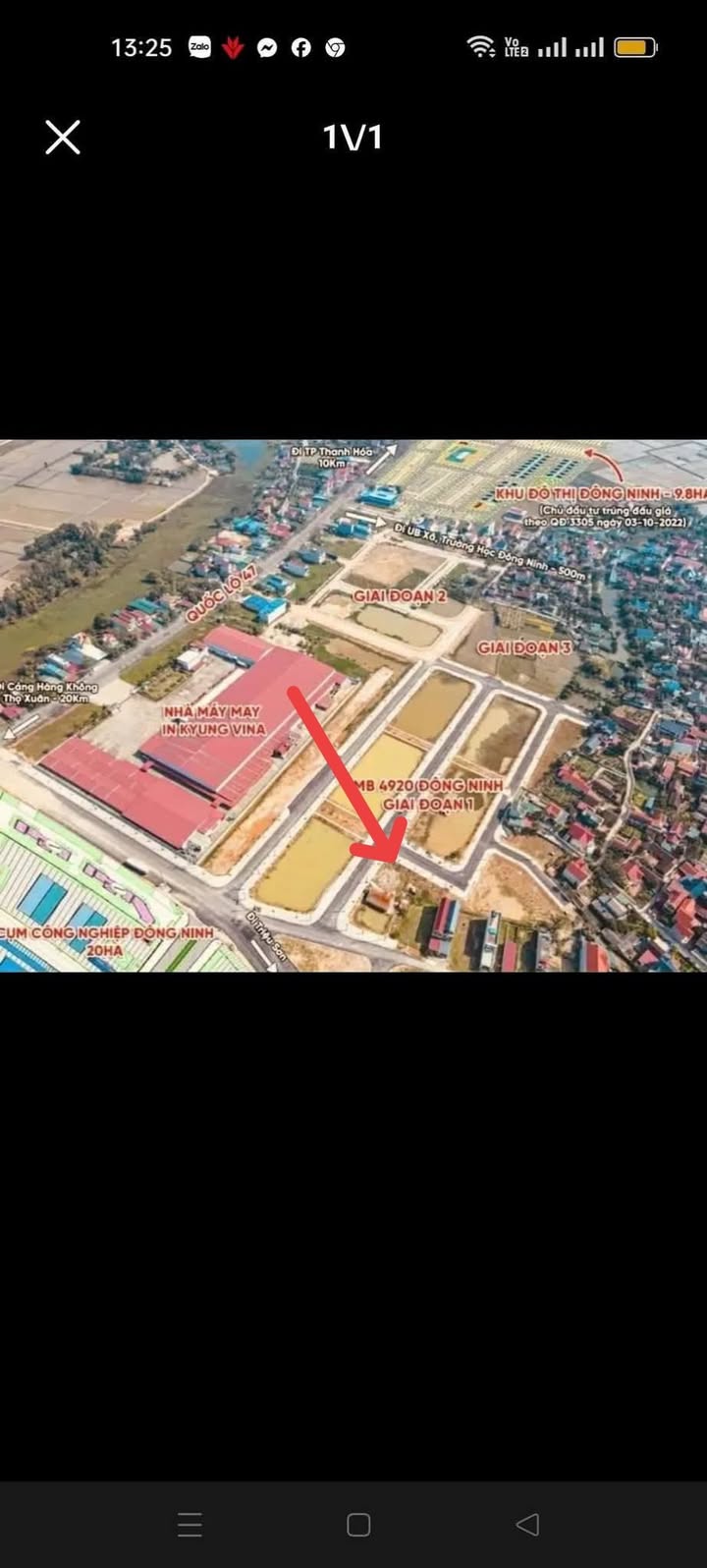 Đất nền Duy nhất tại Đông Ninh, Đông Sơn 138.5m² - Đầu tư sinh lời ngay!