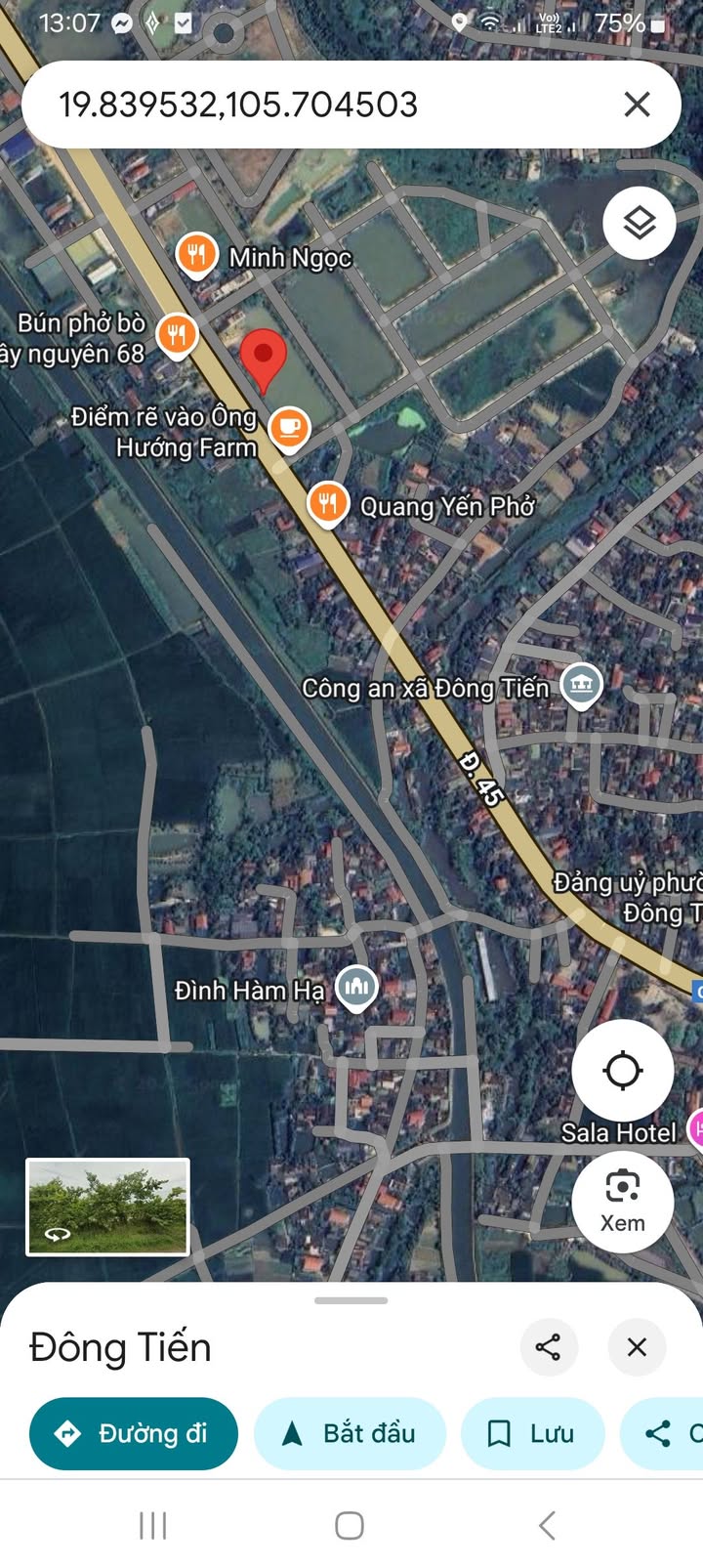 Đất kinh doanh mặt tiền QL45, Đông Tiến, 125m² chỉ 1.7 tỷ - Cơ hội đầu tư hấp dẫn!