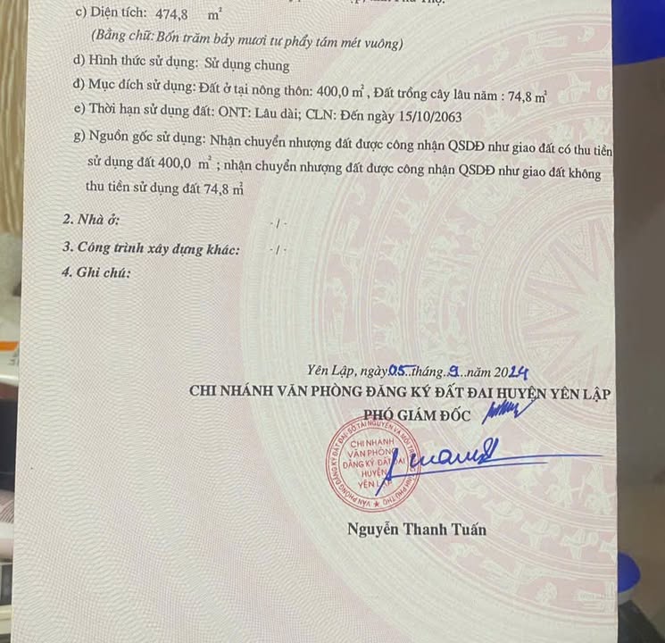 Nhà cấp 4 kiên cố 475m² tại Xuân Viên, Yên Lập - Giá 2.1 tỷ, sổ đỏ chính chủ!