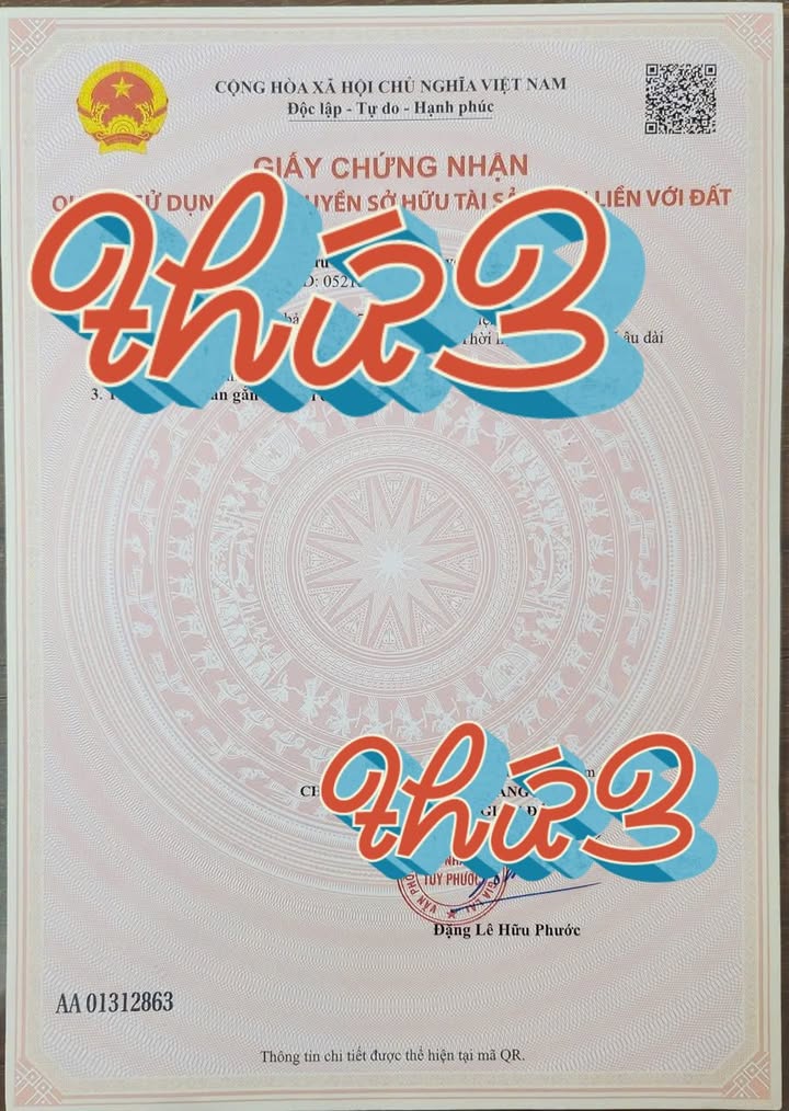 Đất nền liền kề tại Mỹ Hiệp, Phù Mỹ 200m² giá chỉ 1 tỷ - Pháp lý rõ ràng!