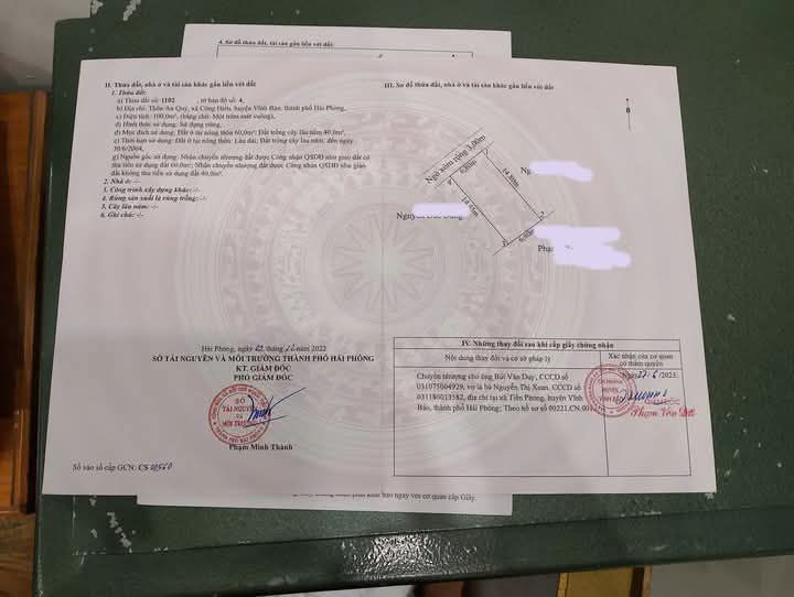 Đất nền tại Cộng Hiền, Vĩnh Bảo, 100m² giá 500 triệu - Cơ hội đầu tư hấp dẫn!