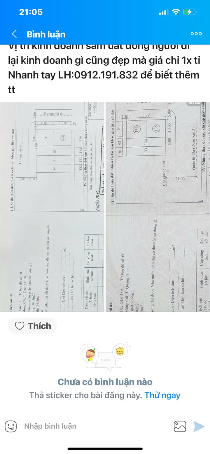 Đất lô góc 3 mặt tiền Quốc lộ 18, Hải Yên 300m² - Kinh doanh sầm uất!