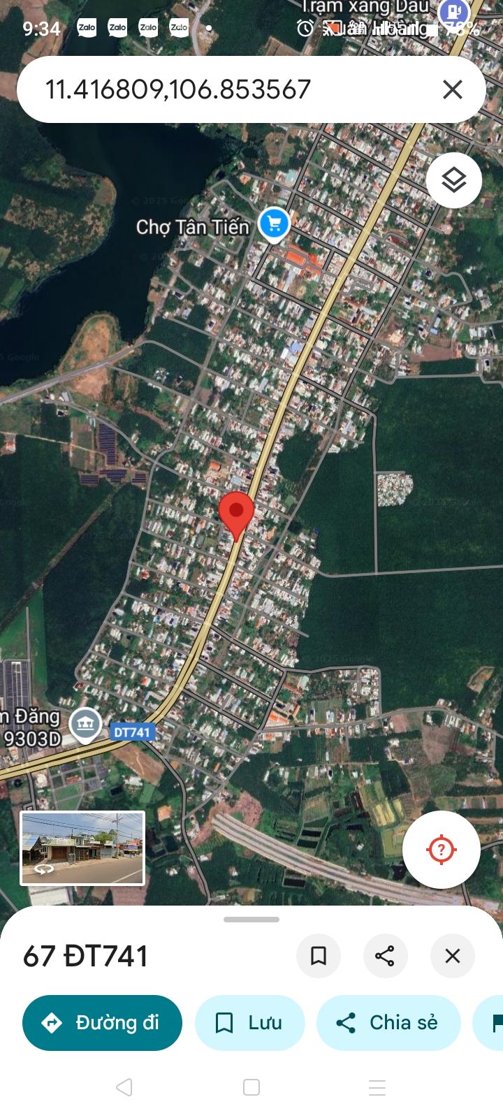 Nhà mặt tiền ĐT 741 Tân Tiến 156.48m² giá 1.1 tỷ - Cơ hội không thể bỏ lỡ!