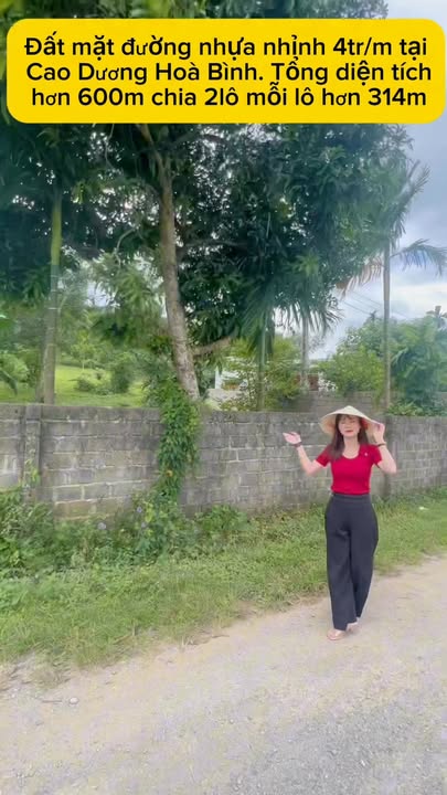 Đất nền Cao Dương Lương Sơn 640m² giá 2.56 tỷ - Sổ đỏ chính chủ, mặt đường nhựa!