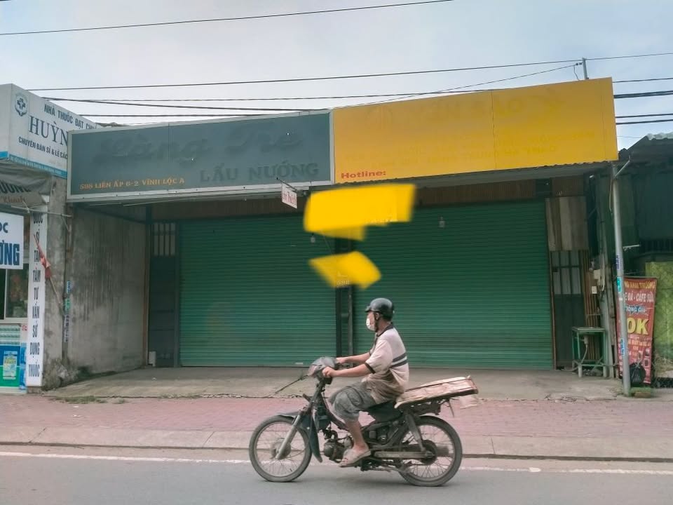 Nhà mặt tiền đường Liên Ấp 26, Vĩnh Lộc A 9x26 - Cho thuê giá chỉ 11 triệu/tháng!