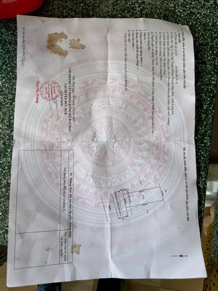 Đất nền thổ cư 290m² giá 950 triệu - Sổ hồng riêng chính chủ!