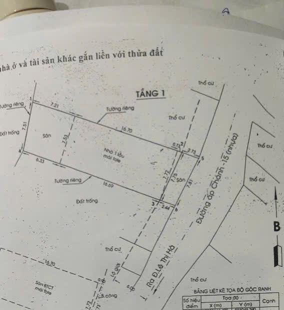 Nhà mặt tiền đường 7m Tân Xuân, Hóc Môn, 187.2m² - Giá chỉ 8.9 tỷ, thương lượng cho khách thiện chí!