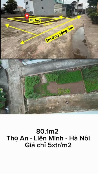 Đất đẹp Thọ An, Đan Phượng 80m² giá thỏa thuận - Sổ đỏ chính chủ, xây dựng ngay!