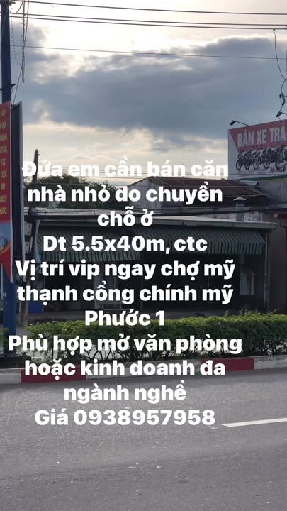 FrontHouse Bến Cát 220m² giá thỏa thuận - Vị trí đắc địa ngay chợ Mỹ Thạnh!