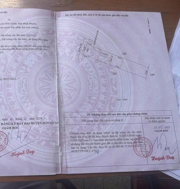 Đất nền 550m² khu phố 2 Tân Khai - Giá chỉ 1.1 tỷ - Tiềm năng đầu tư lớn!