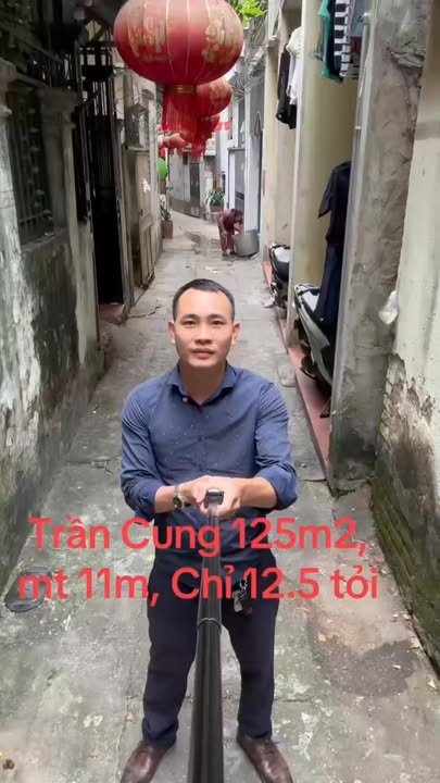 Đất nền Trần Cung 125m² giá chỉ 12.5 tỷ - Ngõ nông, xe máy thoải mái di chuyển!