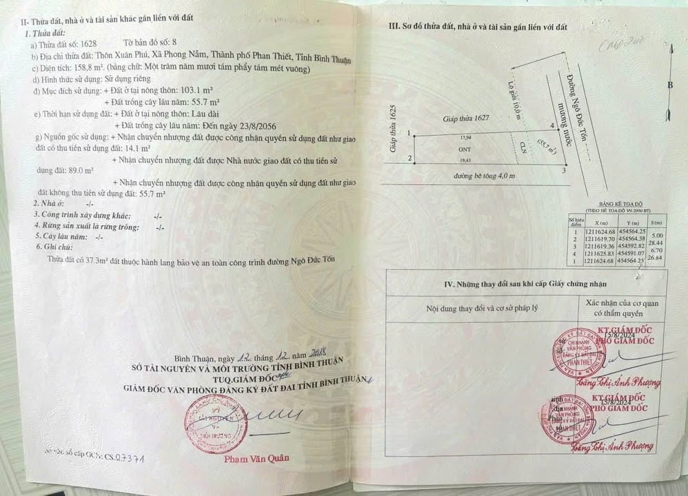 Đất nền góc 2 mặt tiền đường Ngô Đức Tốn - 158m² giá 2 tỷ, cơ hội đầu tư hấp dẫn!