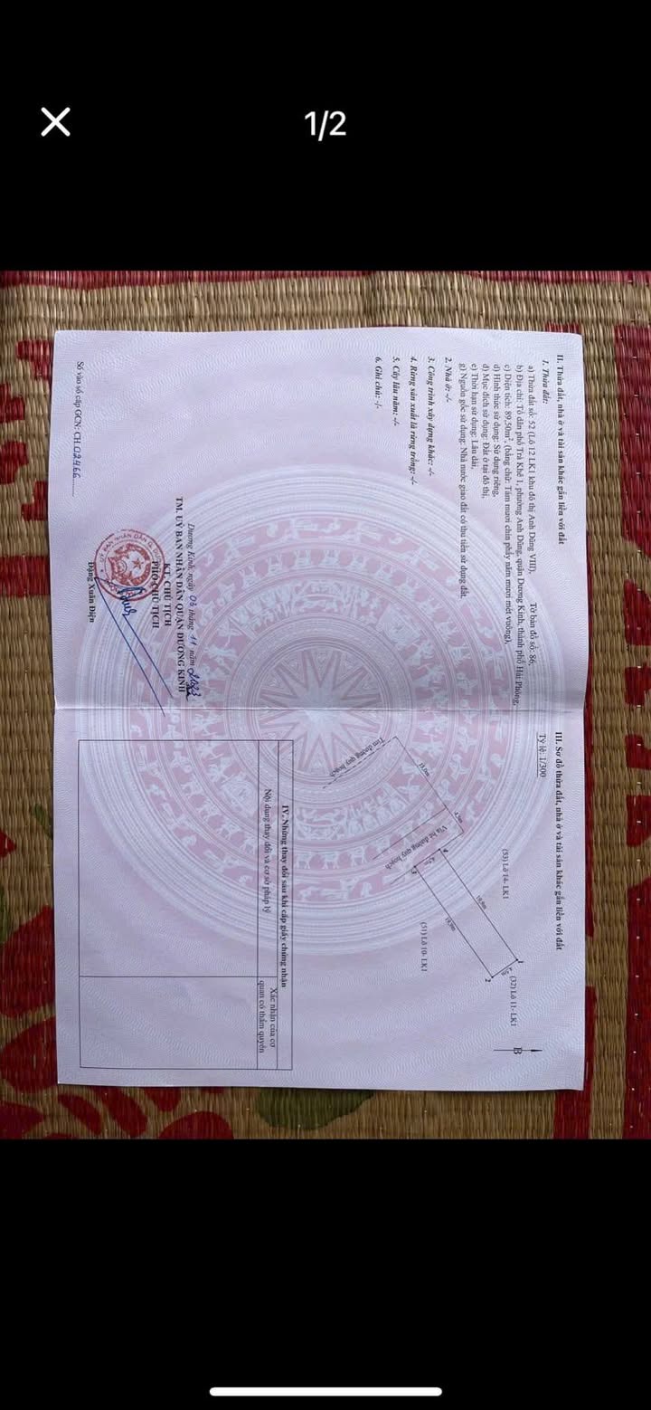 Đất nền đường Anh Dũng 8, Hải Phòng 89.5m² giá 3.138 tỷ - Sổ đỏ chính chủ, xây tự do!