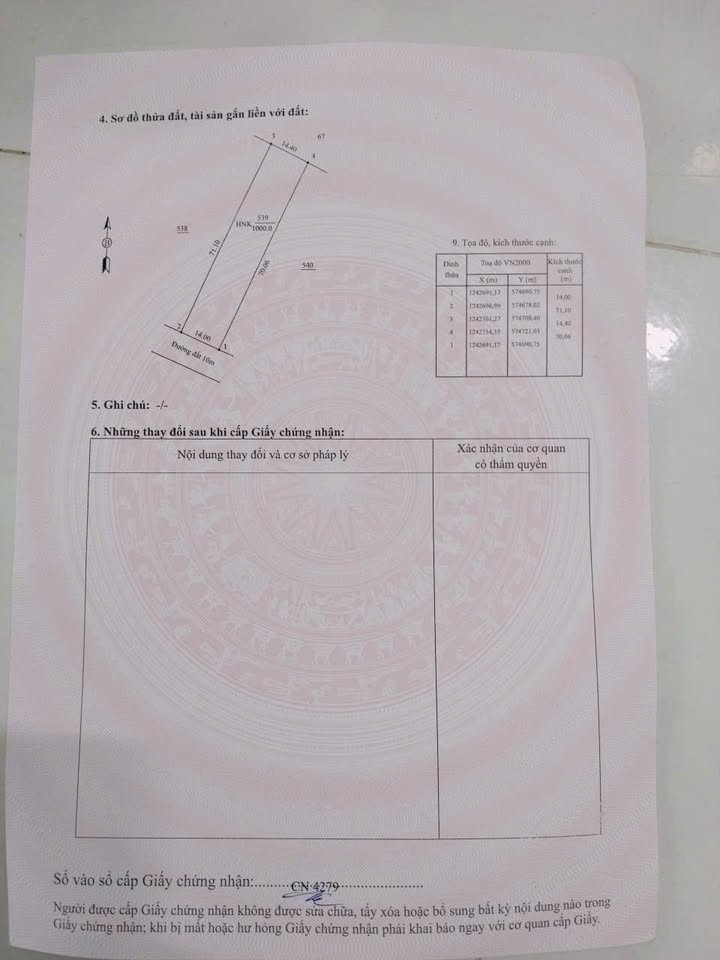 Đất nền Hòa Thành Tây Ninh 994m² giá 570 triệu - Cơ hội đầu tư hấp dẫn!