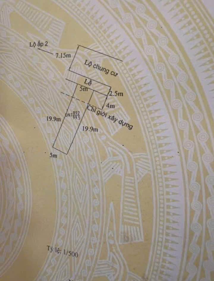 Đất thổ cư 99.5m² tại khu dân cư Bình Tâm, Tân An - Giá 1.2 tỷ, thương lượng!