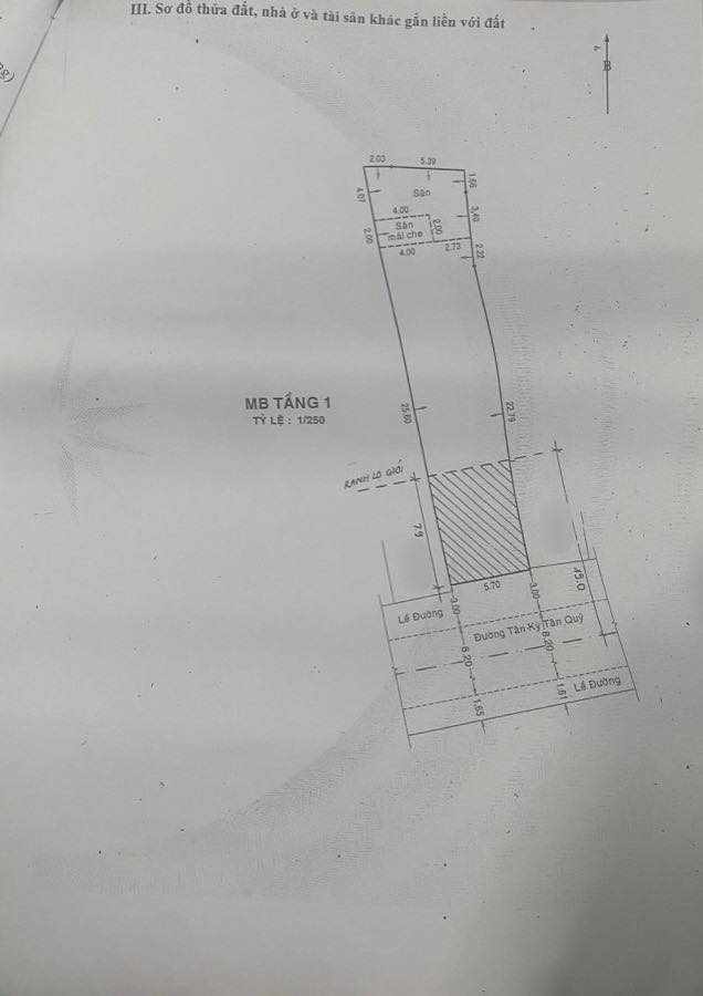 Nhà mặt tiền Tân Kỳ Tân Quý, Tân Phú 176.7m² giá 29.5 tỷ - Đầu tư lý tưởng!