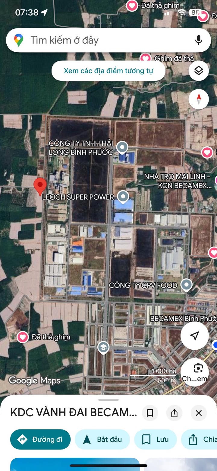 Đất nền Chơn Thành 315m² giá 600 triệu - Sổ đỏ chính chủ, thổ cư sẵn