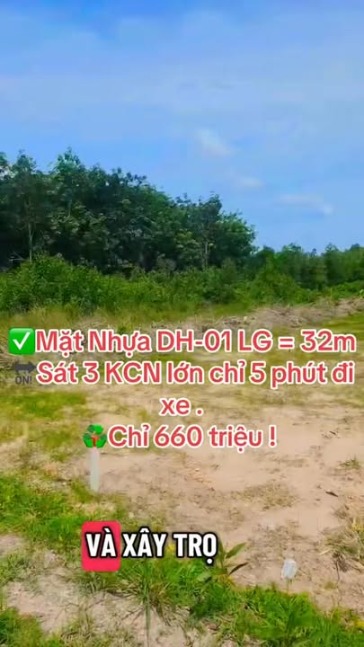 Đất mặt tiền Nhựa DH-01, Chơn Thành 250m² giá 660 triệu - Cơ hội đầu tư hấp dẫn!