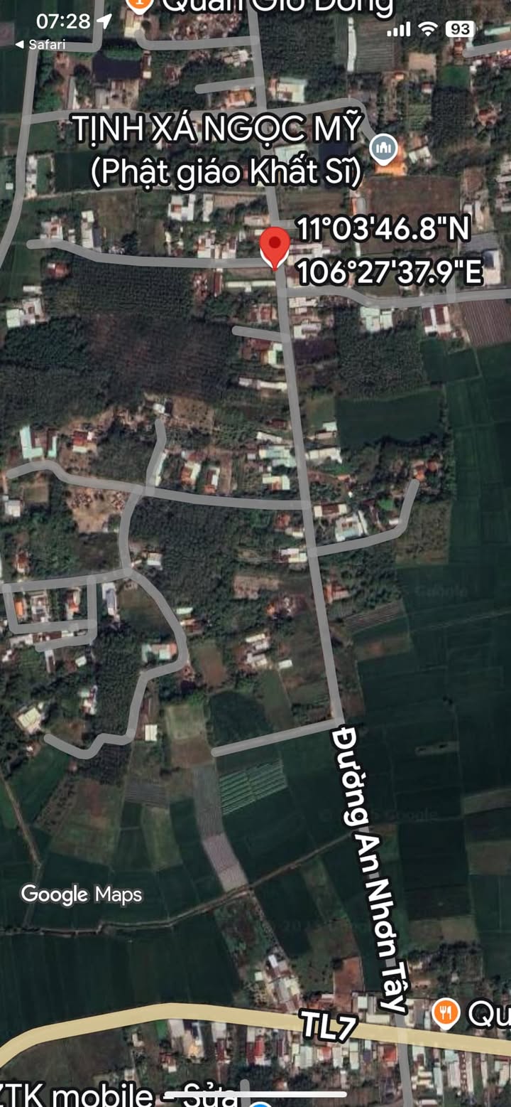 Đất nền An Nhơn Tây, Củ Chi 728m² giá 4 tỷ - Cơ hội đầu tư hấp dẫn!